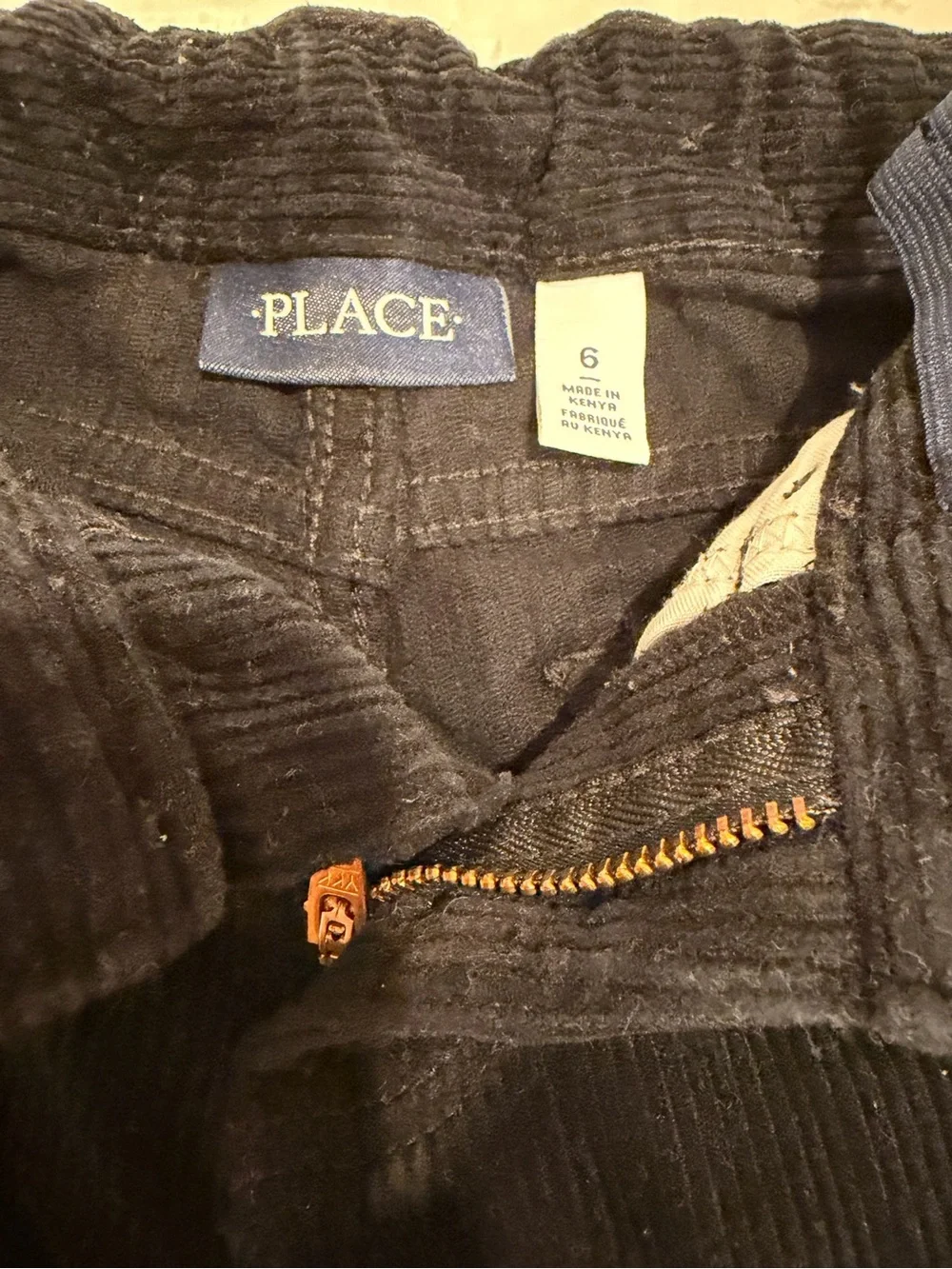 The Children's Place Black Corduroy Bootcut Pants